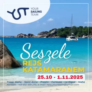 Rejs Katamaranem  Seszele - jesień 2025